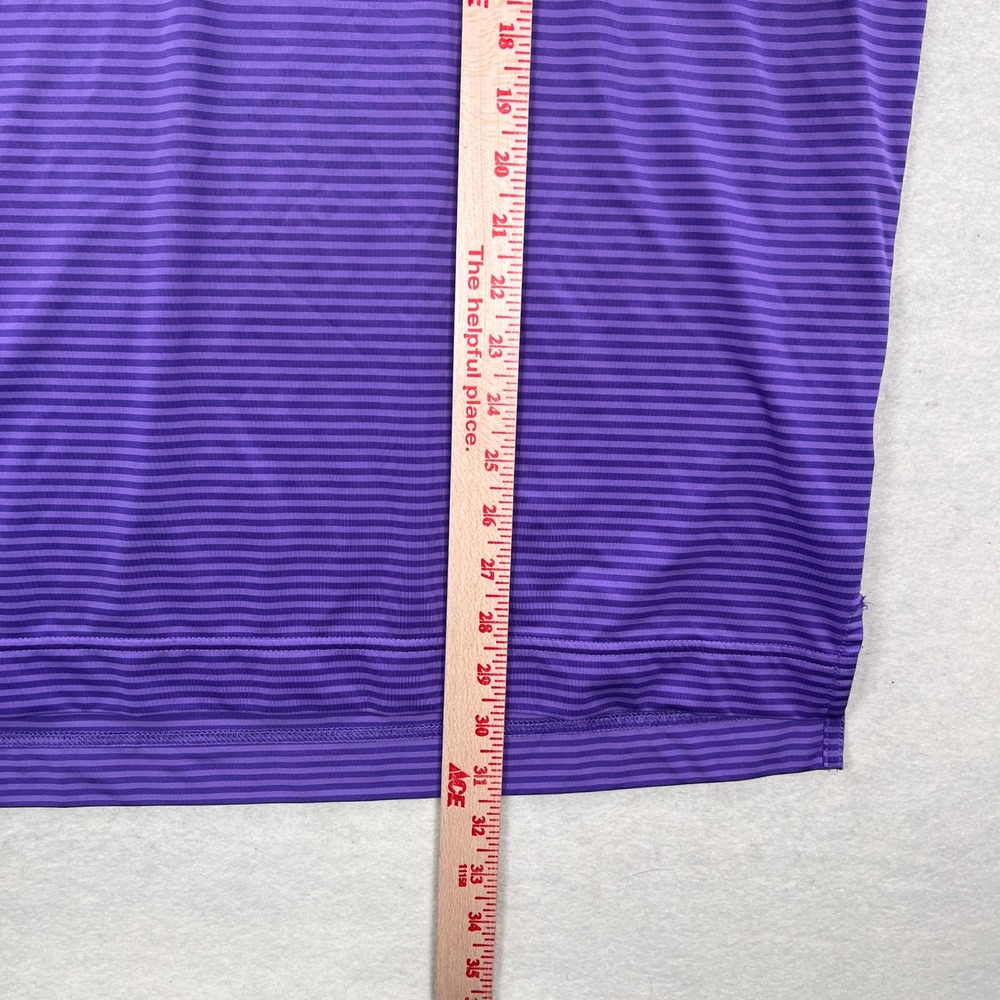 [Lot of 2] Mens FootJoy ProDry Golf Polo Shirt Purple Red White Striped Size L - Picture 10 of 16